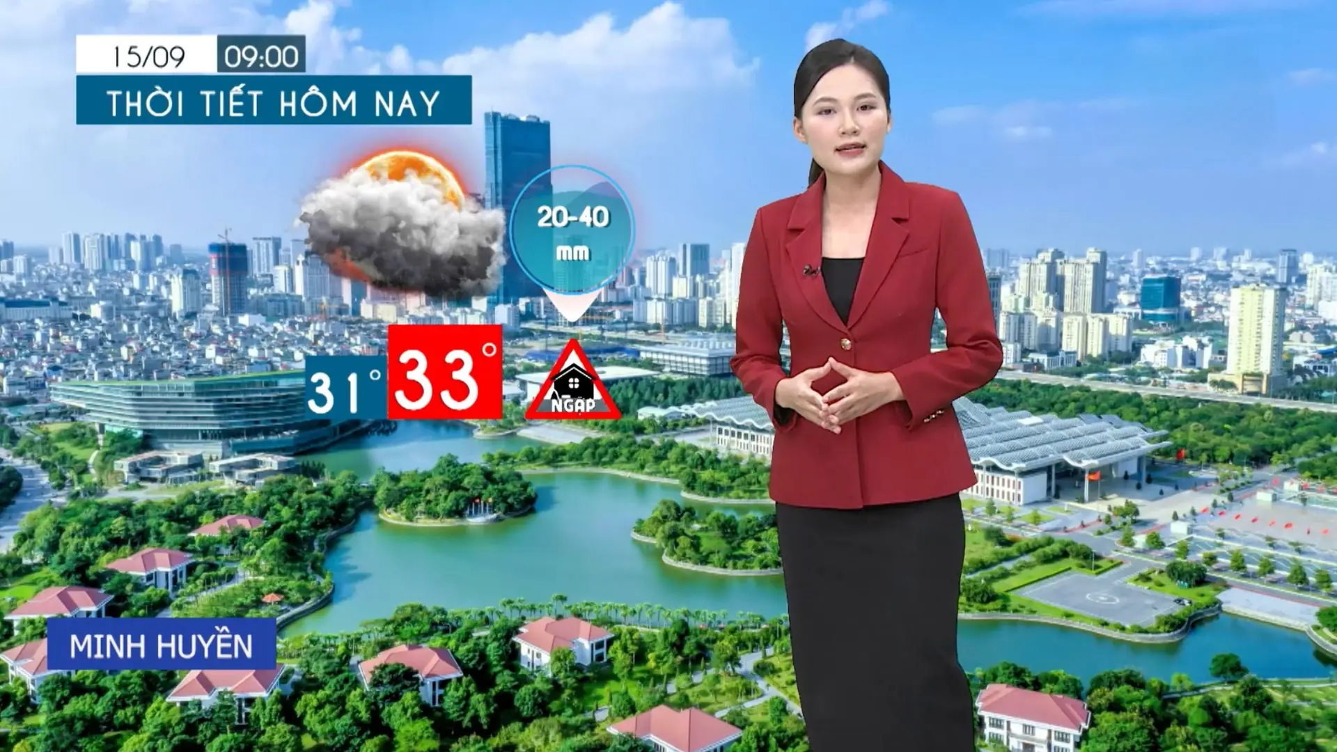 Dự báo thời tiết tối | 15/09/2025